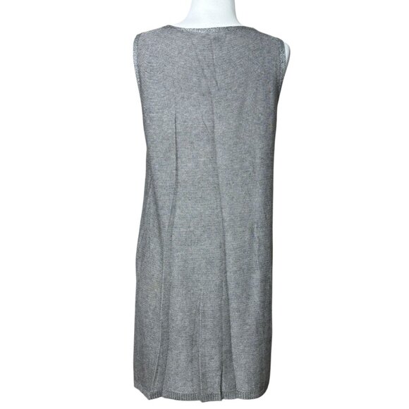 Eileen Fisher Tencel Merino Wool Knit Sleeveless Dress Size Small - Picture 3 of 6